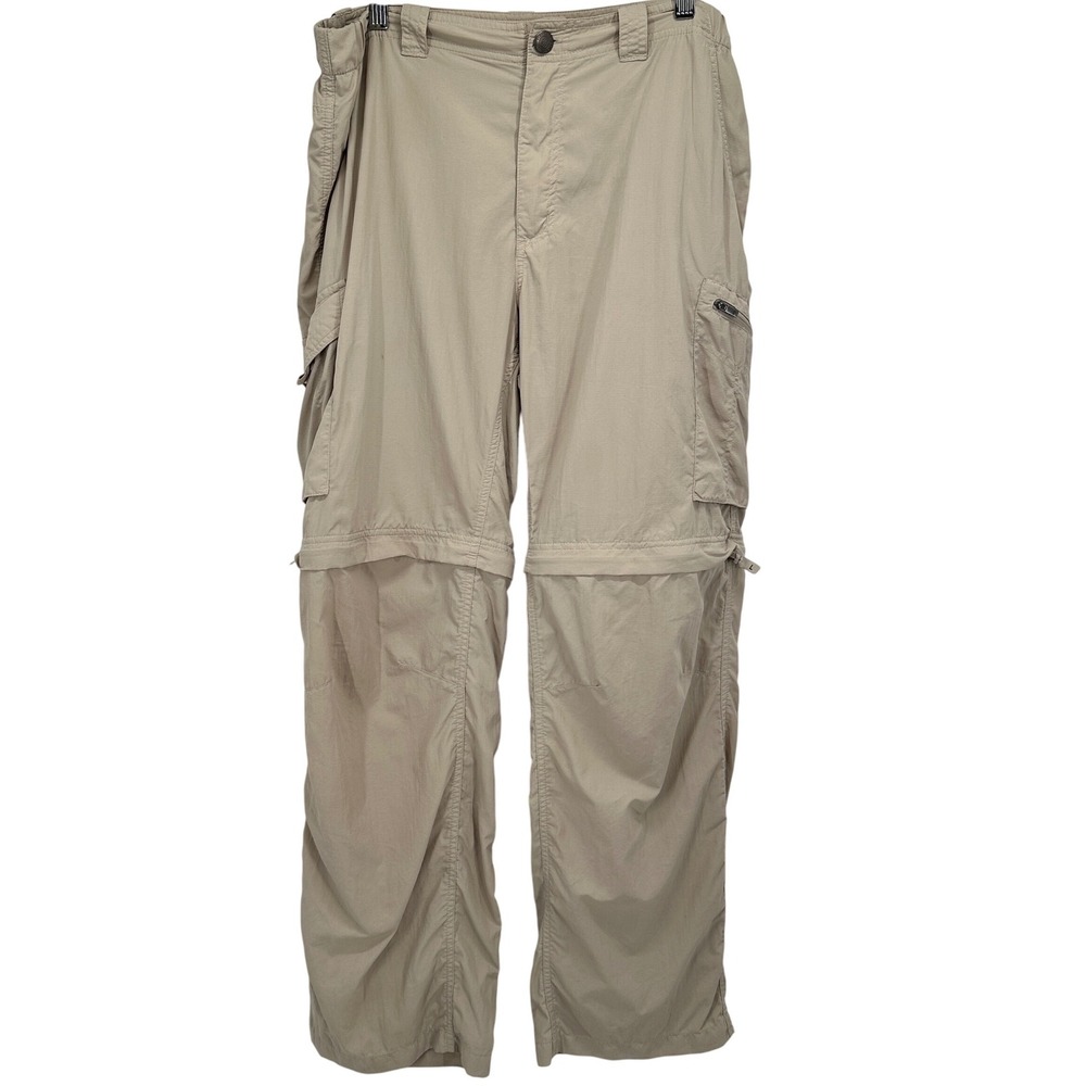Columbia Omni-Shade Zip Off Cargo Pants Men's‎ 36x30 Hiking Outdoor Y2K